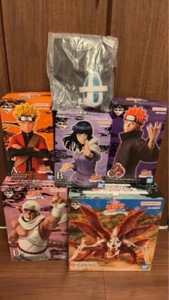 NARUTO 나루토 이치 반 쿠지 피규어 세미 콤프 토트 백 세트