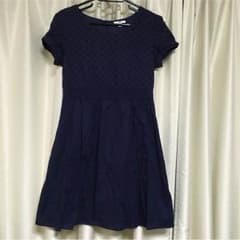 【UNIQLO】ひざ丈 コットンワンピース【used】のサムネイル