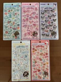【正規品】ボンボンドロップシール サンリオ 第二弾 5種セットのサムネイル
