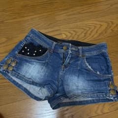 デニムショートパンツ　トゥララ　リズリサ　レースのサムネイル
