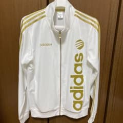adidas アディダス　ジャージ　上下セット　白金のサムネイル