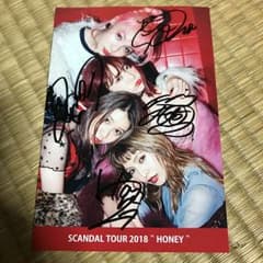 【最終値引き】SCANDAL サイン入り ポストカードのサムネイル
