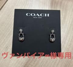 最終お値下げ‼️COACH シグネチャー クリスタル ピアスのサムネイル