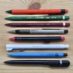 【中古・美品】昭和レトロ BONZE & SNAIL シャープペンと鉛筆と芯 シャープペン8本 廃盤 昭和レトロ ビンテージUni セーラー プラチナ