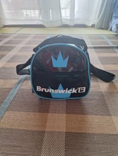 Brunswick ボウリングバッグ ブラック×ライトブルーのサムネイル