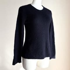 美品 ⭐️ ヘルムートラング スラブ カシミヤ ニット 長袖 ダーク