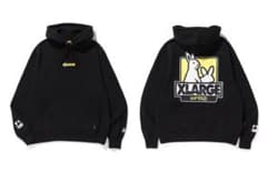 XLARGE #FR2 コラボ ブラックパーカーのサムネイル