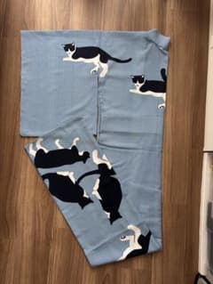 きものやまと さく研究所 浴衣 猫柄 ストライプ きものやまと さく研究所 浴衣 猫柄 ストライプ - メルカリ