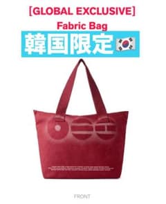公式】ファブリックバッグ 韓国限定 GLOBAL BTS アリラン 完売品 ⑤
