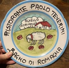 ブオンリコルド　イタリア製絵皿　1988Bargo di Romagna ブオンリコルド イタリア製絵皿 1988Bargo di Romagna - メルカリ