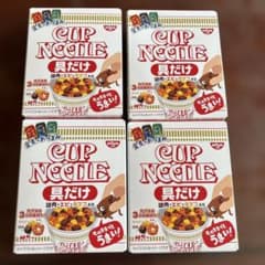 日清カップヌードル 具だけ 4個セット - メルカリ