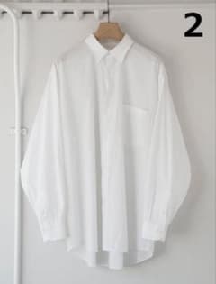 未使用 COMOLI 25SSコモリシャツ 白 2 新品未開封未使用 COMOLI 25AW コモリシャツ 白 2 - メルカリ