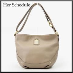 【美品】ハースケジュール カラット オーバル 2way ショルダーバッグ トープ 美品】ハースケジュール カラット オーバル 2way ショルダーバッグ