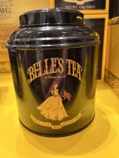 TWG ディズニークルーズライン アドベンチャー号 BELLE'S TEA TWGの紅茶のお店 美女と野獣のお茶がありました こちらシンガポール