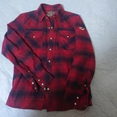 売り切り❗TMTウエスタンチェックシャツのサムネイル