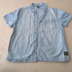 &DENIM 半袖シャツ 130cm ライトブルーのサムネイル