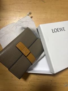 LOEWE 三つ折り財布 グレー/ブラウンのサムネイル