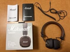 Marshall Major IV ワイヤレスヘッドホン ブラウン 箱付きのサムネイル