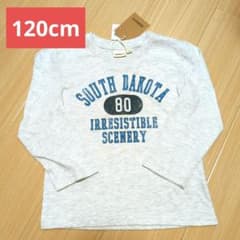 新品　英文字　長袖カットソー　 120cmのサムネイル
