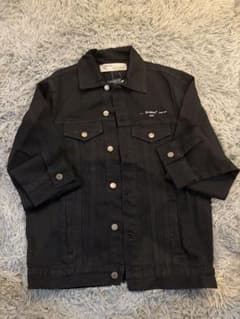 Off-White デニムジャケット ブラック Mのサムネイル