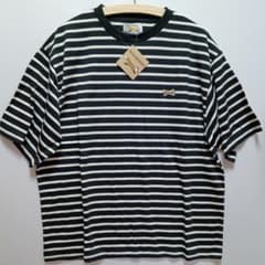 ペニーズ　ストライプTシャツ（ブラック✕オフホワイト）のサムネイル