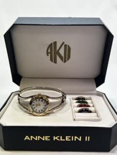 ANNE KLEIN II クォーツ腕時計 交換用ベゼルリング付き - メルカリ