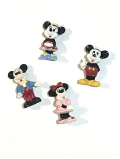 Disney Mickey Mouse Minnie Antique Vintage Ceramic Figurine