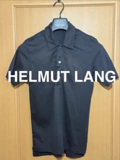 HELMUT LANG プラダ期？ ポロシャツ ブラック HELMUT LANG プラダ期？ ポロシャツ ブラック - メルカリ