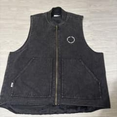 Perushu デニムベスト ブラックのサムネイル