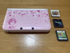 3DSLL本体ONE PIECEチョッパーピンク限定バージョン ソフト3つセットのサムネイル