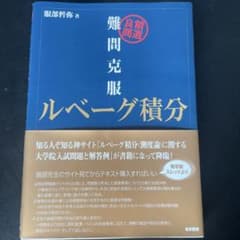 難問克服 ルベーグ積分 服部哲弥のサムネイル