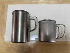 Snow Peak チタンカフェラテセット 3カップ  廃盤希少品のサムネイル