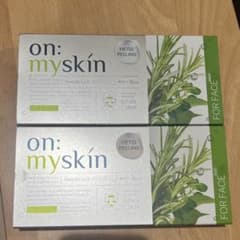 新品未開封 on:myskin オンマイスキン ハーブピーリング フェイス用2箱