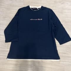 Person's Sports ネイビー 七分袖Tシャツ Lサイズのサムネイル