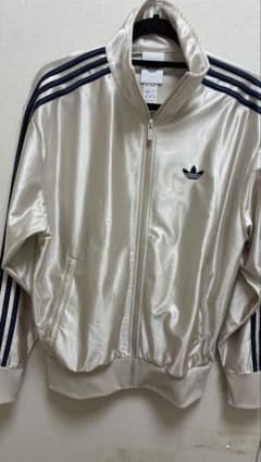 adidas トレフォイル トラックジャケット 光沢 ホワイトのサムネイル