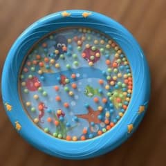 知育玩具 ビーズ入り ドラム型 おもちゃのサムネイル