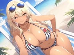 A0016 AIイラスト AI生成 同人 美少女 アニメ L判 A4ポスターのサムネイル