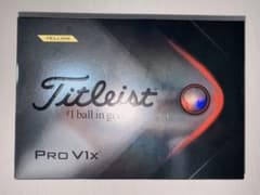 タイトリストPro V1x 黄 白のサムネイル