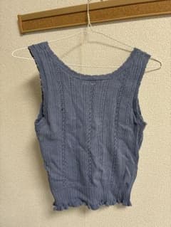 RETRO GIRL タンクトップ ブルーのサムネイル