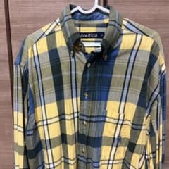 NAUTICA チェック柄 長袖シャツ Lサイズのサムネイル