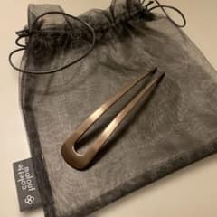 colette malouf キャストメタル　Uヘアピン　サテンブラウンのサムネイル