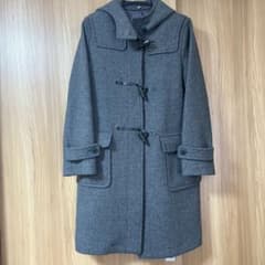 良品計画 グレー ダッフルコート XL フード付き - メルカリ
