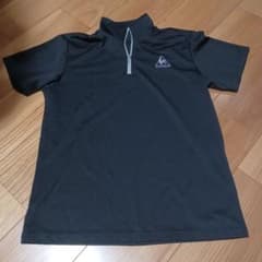 le coq sportif ハーフジップ 半袖カットソー ブラックのサムネイル