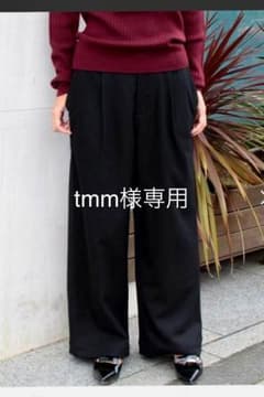 ワイドパンツ ブラック B&Yのサムネイル