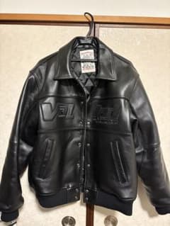 AVIREX VALLAD BLACK leather jacket - メルカリ