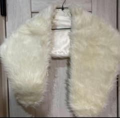 セール❣️成人式　ホワイト ファーショール