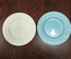 WEDGWOOD FESTIVITY プレート 2枚セット アイボリー ブルーのサムネイル