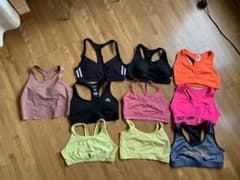 adidas、ナイキ、ダンスキン、UNIQLO、スポーツブラ、ZUMBAブラ他のサムネイル