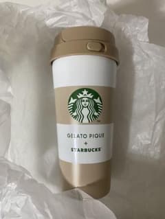 gelato pique ボーダー ステンレス TOGO ボトル モカベージュ - メルカリ