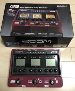 ZOOM ベース用エフェクト アンプシミュレーター B3のサムネイル